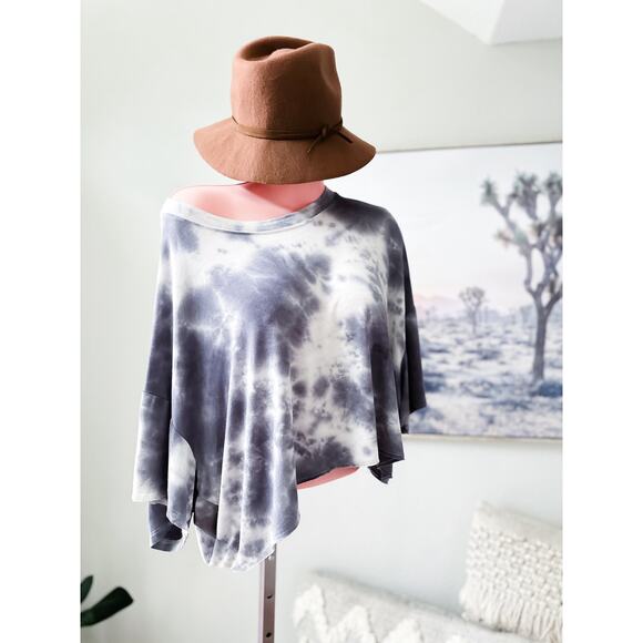 Buttery soft cropped drapey oversized flowy shirt L - Picture 4 of 4